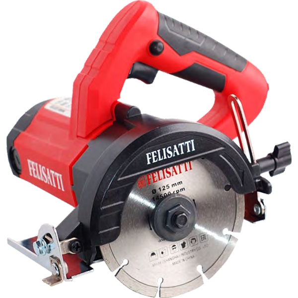 Felisatti FT6501 Felisatti Отрезная машина 125/1350,1350 Вт,125 мм, 1350 об/мин,система подачи воды,нерж. подошва