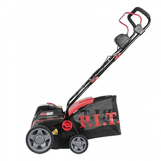 PIT PSL40G-360A (107200101010) Скарификатор аккум бесщеточный P.I.T., 40В, 2в1, 360мм, 5ур.-12/-8/-5/0/5мм, 45л, СОЛО