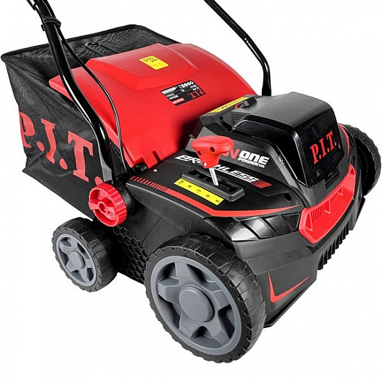 PIT PSL40G-360A (107200101010) Скарификатор аккум бесщеточный P.I.T., 40В, 2в1, 360мм, 5ур.-12/-8/-5/0/5мм, 45л, СОЛО