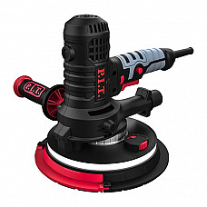 PIT PWG180-C Шлифмашина для стен и потолков, 220 В/50 Гц, 810 Вт, 180 мм, 900-2100 об/мин, подсветка PIT