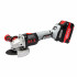 PIT PWS20H-125D/1 Шлифмашина угловая аккум. бесщёточная P.I.T., 20 В, 125 мм, 3 ск, 1 акб 4,0 Ач, ЗУ, кейс