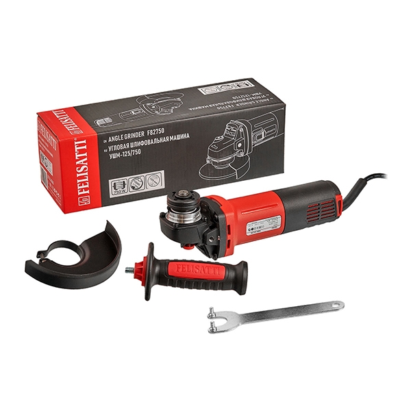 Felisatti FT8207 Угловая шлифовальная машина 125/750, 750 Вт, диск 125 мм