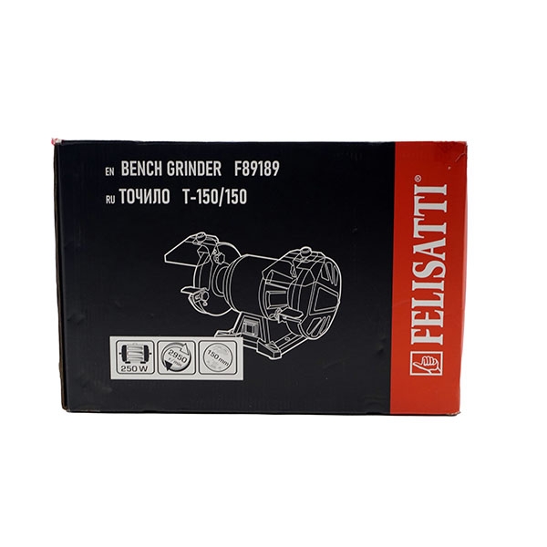 Felisatti FT8902 Felisatti Электроточило 150/150, 250 Вт, размер круга 12,7*20*150 мм