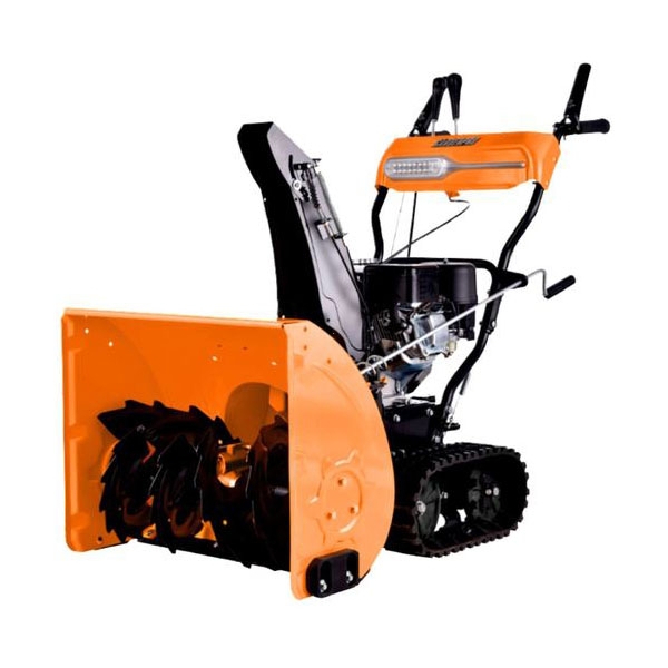 PIT MST-5250B Снегоуборщик бензиновый MAXPILER, 13 л.с., бак 3,6 л, запуск от сети 220 В, шир.захв. 61см, выс.захв. 51см, фара, обогрев рук, двигатель LONCIN, безвоздушное колесо.