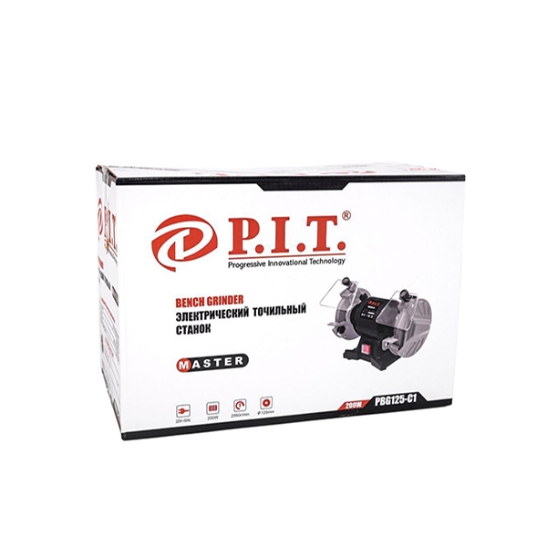 PIT PBG125-C1 Станок точильный электрический ,230 В., 50 Гц., 125мм., 200Вт., 2950 об/мин.