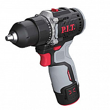 PIT PBM12K-10B/2 Дрель бесщеточная аккумуляторная X-DRIVER, 12В,35Нм, патр10 мм, 2ск,2АКБ 1,5Ач,ЗУ,кейс