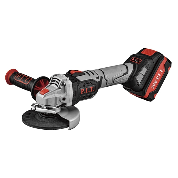 PIT PWS20H-125B/1 Машина шлифовальная аккумуляторная угловая, 20В, 125мм, 4500/6500/8500 об/мин, 1 акб 4 ач, ЗУ З А