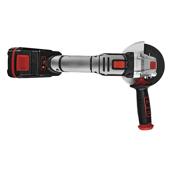 PIT PWS20H-125B/1 Машина шлифовальная аккумуляторная угловая, 20В, 125мм, 4500/6500/8500 об/мин, 1 акб 4 ач, ЗУ З А