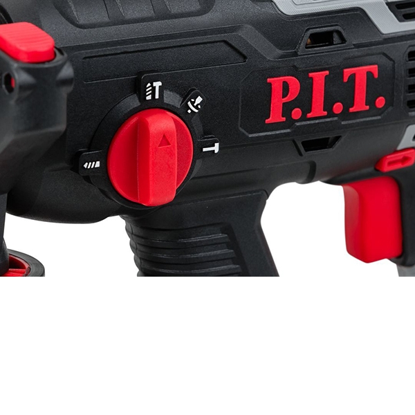 PIT PBH20H-22B/1  Перфоратор аккумуляторный, 20В, 22 мм, 1,8 Дж, 0-1350 об/мин, 0-4700 уд/мин, 1 АКБ, ЗУ, кейс