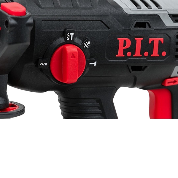 PIT PBH20H-22B Перфоратор аккумуляторный, 20 В, 22 мм, 1,8 Дж, 0-1350 об/мин, 0-4700 уд/мин. Без АКБ и ЗУ.