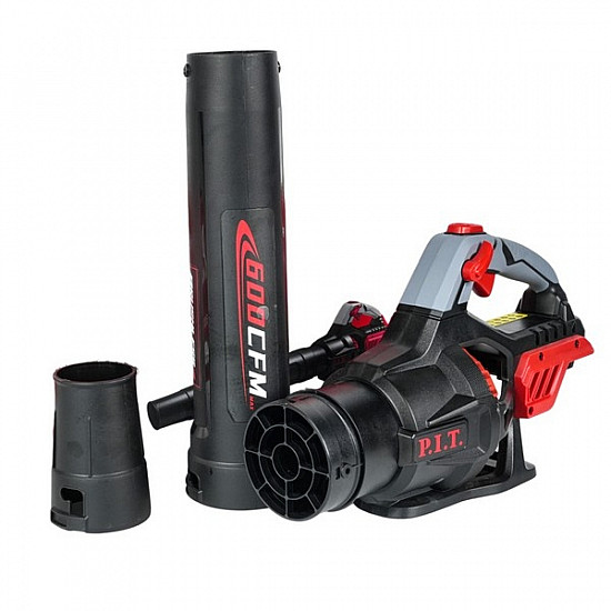 PIT PBO40G-900A (106000801010) Воздуходувка аккум бесщеточная P.I.T., 40В, 6500-16500об, 324-810м³/ч, реж.турбо,SOLO