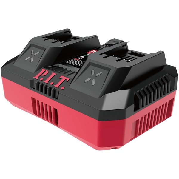 PIT расходник PC20801 Зарядное устройство двухпортовое P.I.T., 20В/40В, 8.0А/4.0А, 220Вт, акб 20В/40В, OnePower