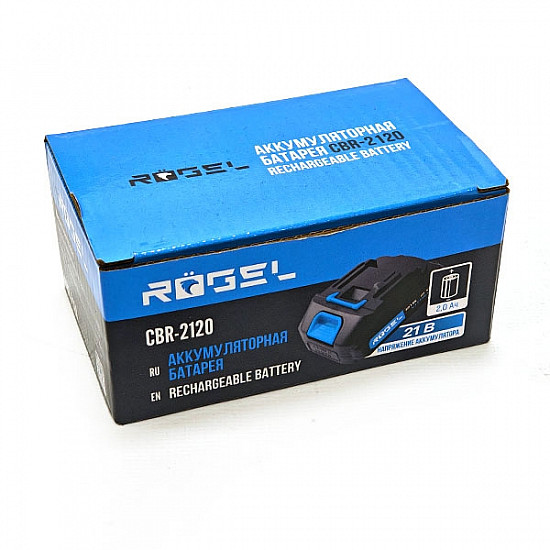 RÖGEL CBR-2120 Аккумуляторная батарея RÖGEL, 21 В, Li-ion, 2.0 Ач, система RBS
