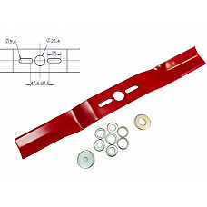 Нож для газонокосилки 53 см изогн. универсальный (RIparts)