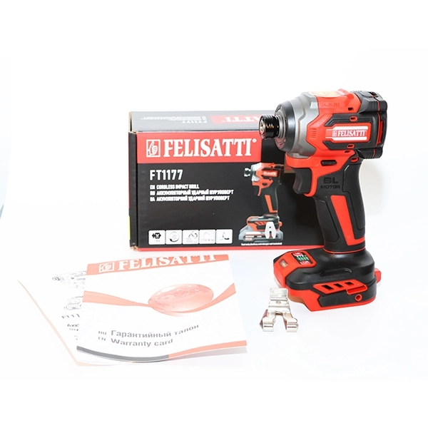 Felisatti FT1177 Felisatti (1177) Аккумуляторный ударный шуруповерт 230Нм (картон, без аккум.)