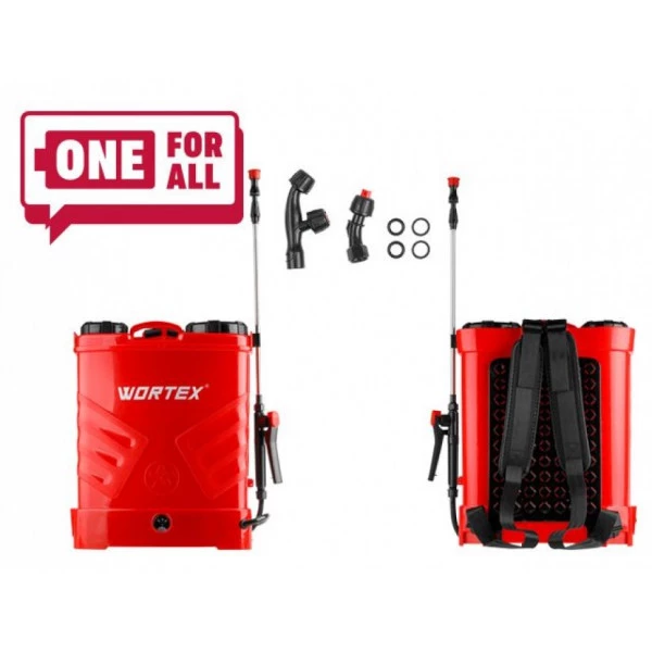 Аккум. опрыскиватель WORTEX KS 1680-1 Li в кор. ALL1 (16 л., 4.5 бар, 18 В, БЕЗ АКБ И ЗУ)