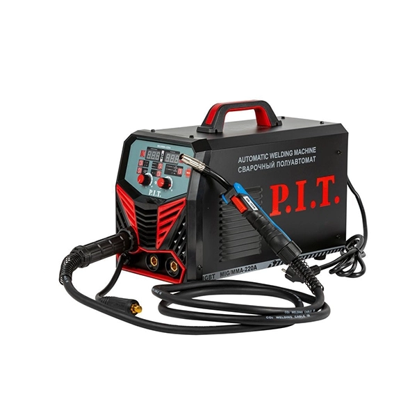 PIT PMIG220-C2 Сварочный полуавтомат, 220 А,ПВ-60,MMA 1,6-5 мм, 7,5 KВт, MIG 0,8-1,0 мм