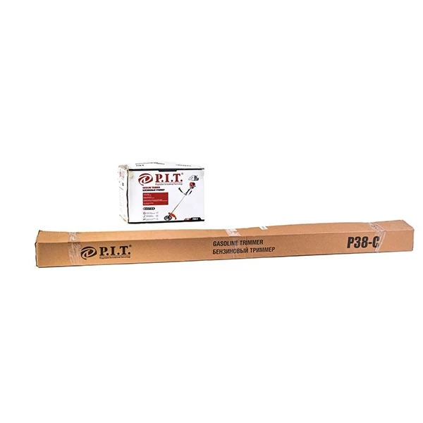 PIT P 38-С Триммер бензиновый, 1,7л.с, 38 см3, 4-такт, диск 40-зуб, ранцевый ремень, неразъемная штанга