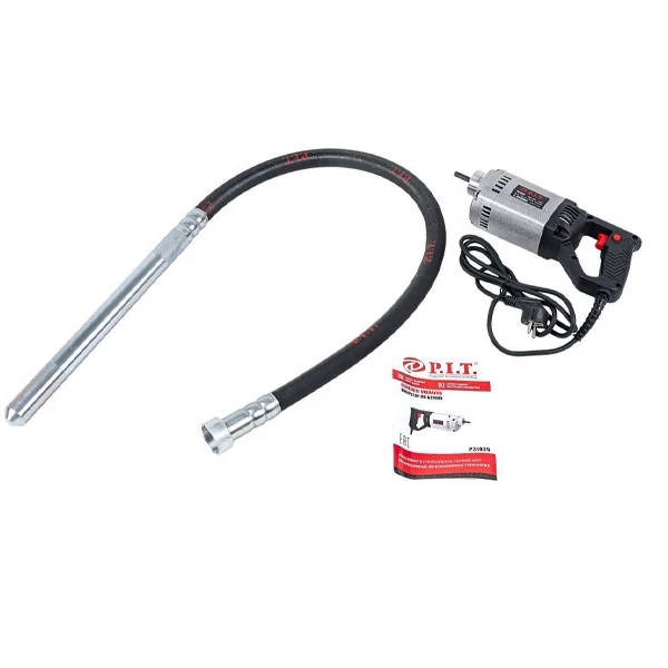 PIT P31035 Вибратор электрический ручной для бетона, 1100Вт., 230В., 1300 об/мин., 50 Гц.