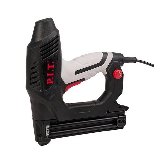 PIT PST6001-C Степлер электрический, ск-ть раб. 20шт/мин, магаз. 100шт, скоб. 5,7мм, гвозди 2мм