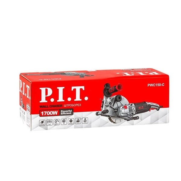 PIT PWC150-C Штроборез, 220 В/50 Гц, 1700 Вт, 8000 об/мин