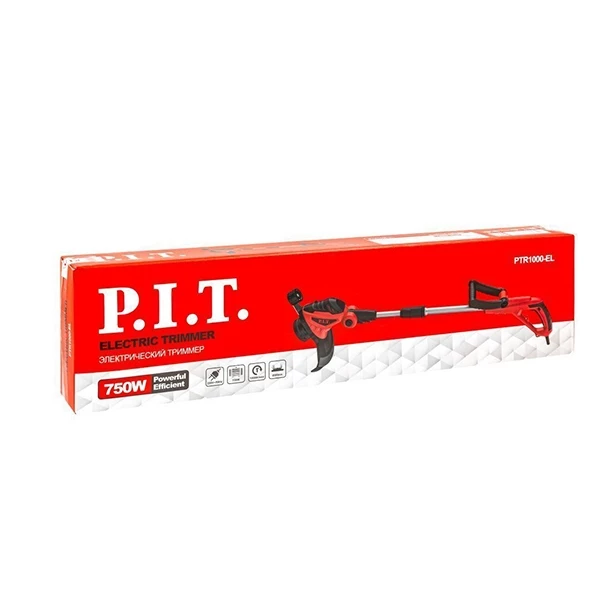 PIT PTR 1000-EL Триммер электрический, 220 В/50 Гц, 750 Вт, 10000 об/мин, 300 мм