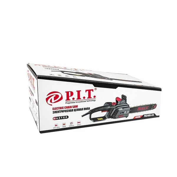 PIT PKE405-C4 Пила цепная электрическая, 1800Вт., 220В.,5000 об/мин., шина 405мм.,13,5м/с., авт. подача масла
