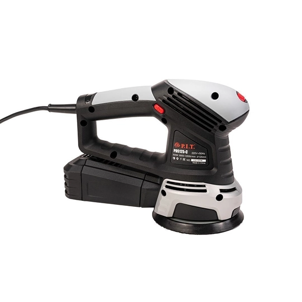 PIT PDS125-C Машина шлифовальная эксцентриковая, 500 Вт., 6000-12000 кол./мин., 220 В., 50Гц., 125мм.
