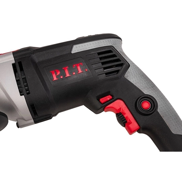 PIT PSB13-C8 Дрель ударная, 220В., 950Вт. 1,5-13 мм.,0-3000 об/мин., 4800 уд/мин. мет. корп. редуктора, ключевой патрон