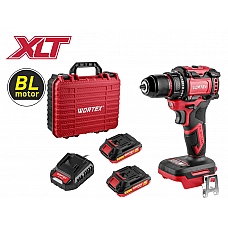 Аккум. дрель-шуруповерт WORTEX BD 2025 DLi в чем. ALL1 XLT БЕСЩЕТ, 18 В, 50 Н*м, 2х2 А*ч, БЗП 10 мм