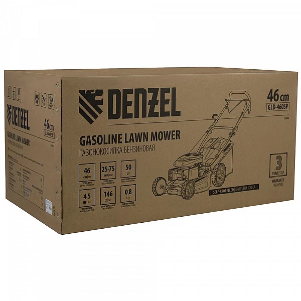Газонокосилка бензиновая DENZEL GLD-460SP