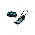Газонокосилка аккумуляторная MAKITA LXT DLM 382 PM2 (18.0 В, 2 акк., 4.0 А/ч, Li-Ion, шир. 380 мм, выс. 25-75 мм, пластм. корпус, травосборник 40)