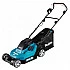 Газонокосилка аккумуляторная MAKITA LXT DLM 382 PM2 (18.0 В, 2 акк., 4.0 А/ч, Li-Ion, шир. 380 мм, выс. 25-75 мм, пластм. корпус, травосборник 40)
