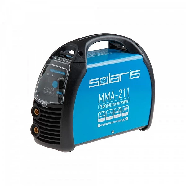 Инвертор сварочный SOLARIS MMA-211 (230В, 20-210 А, 70В, электроды диам. 1.6-4.0 мм, вес 3.9 кг)