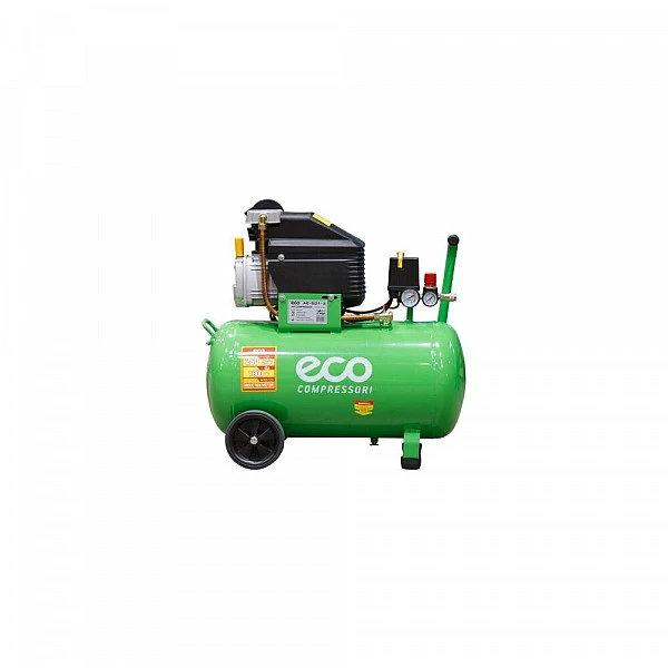 Компрессор ECO AE-501-3 коаксиальный (260 л/мин, 8 атм, коаксиальный, масляный, ресив. 50 л, 220 В, 1.80 кВт)