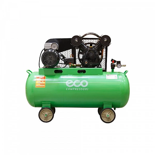 Компрессор ECO AE-1005-B1 ременной (380 л/мин, 8 атм, ременной, масляный, ресив. 100 л, 220 В, 2.20 кВт)