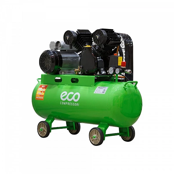 Компрессор ECO AE-705-B1 ременной (380 л/мин, 8 атм, ременной, масляный, ресив. 70 л, 220 В, 2.20 кВт)