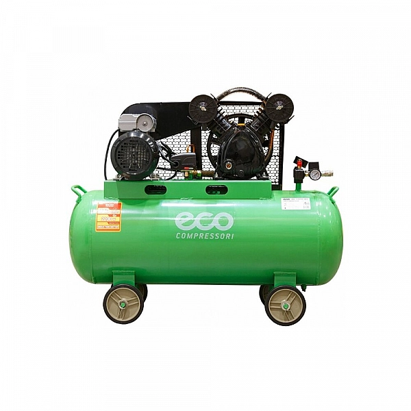 Компрессор ECO AE-1005-2 (580 л/мин, 8 атм, ременной, масляный, ресив. 100 л, 380 В, 3.00 кВт)