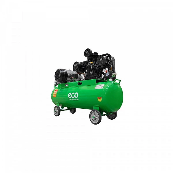 Компрессор ECO AE-1005-2 (580 л/мин, 8 атм, ременной, масляный, ресив. 100 л, 380 В, 3.00 кВт)
