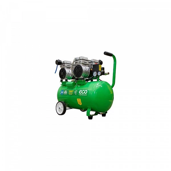 Компрессор ECO AE-50-OF1 безмасляный (280 л/мин, 8 атм, коаксиальный, безмасляный, ресив. 50 л, 220 В, 1,6 кВт)