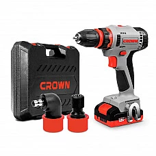 Дрель-шуруповерт аккумуляторная CROWN CT21081HQ-2 BMC
