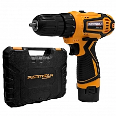 Дрель-шуруповерт аккумуляторная PARTISAN AD-12.14B + набор
Дрель-шуруповерт аккумуляторная PARTISAN AD-12.14B + набор