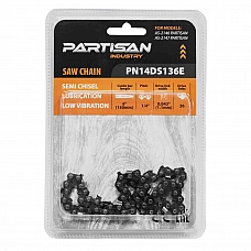 Цепь пильная PARTISAN PN14DS136E
Цепь пильная PARTISAN PN14DS136E