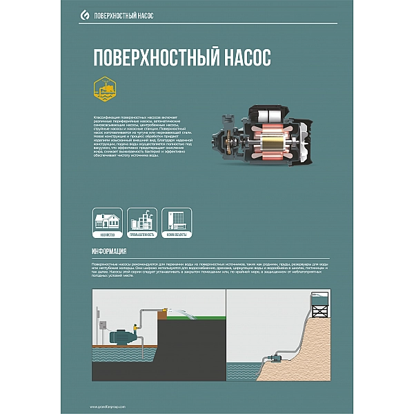 Насосная (мини) станция вихревая AE750 GRANDFAR