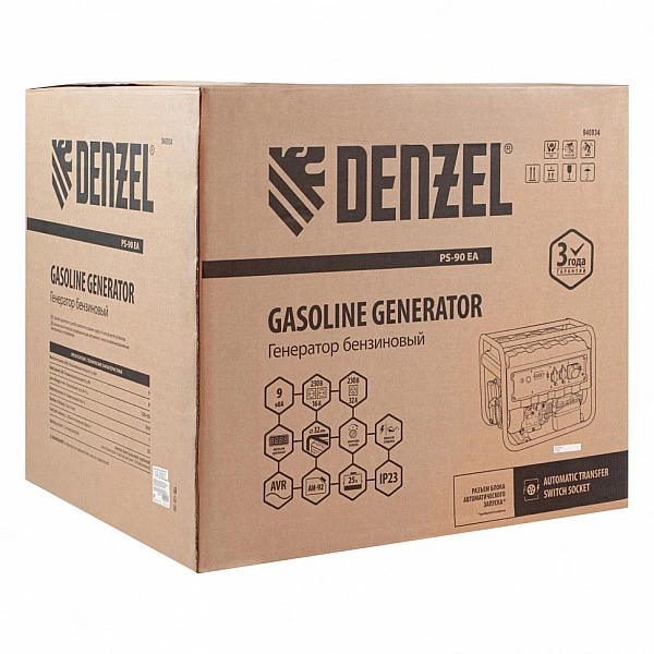 Генератор бензиновый DENZEL PS 90 EA
