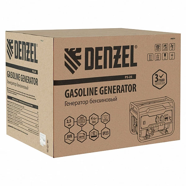 Генератор бензиновый DENZEL PS 25