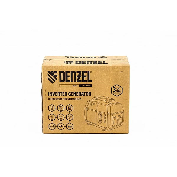 Генератор инверторный DENZEL GT-1200iS