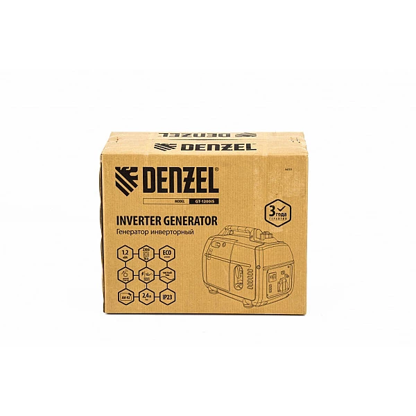 Генератор инверторный DENZEL GT-1200iS