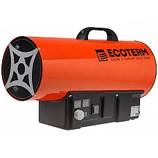 Нагреватель воздуха газ. Ecoterm GHD-30T прям., 30 кВт, термостат, переносной (Мощность 30кВт, Производительность 650 м3/ч, Тип газа: Пропан, Термостат)