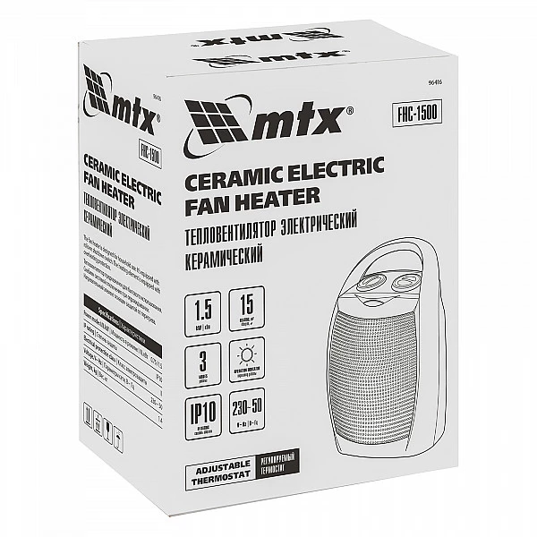 Тепловентилятор электр. керамический MATRIX FHC-1500